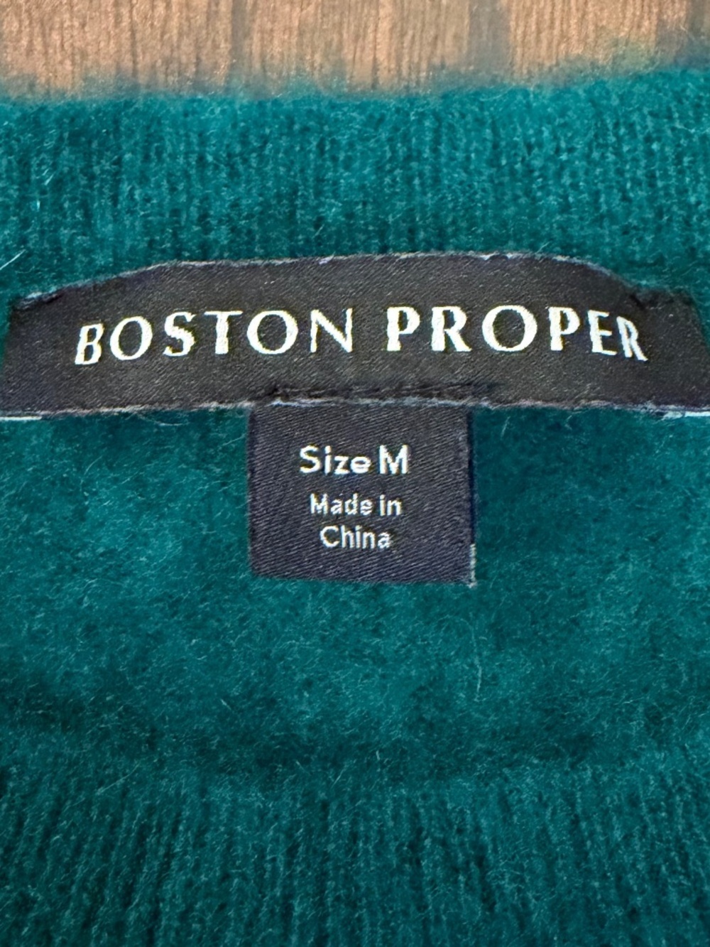 Boston Proper Cashmere Puff Sleeve Sweater, Classy Elegant, Size Medium - Picture 7 of 11